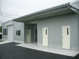 長島クリーニング工場　外観